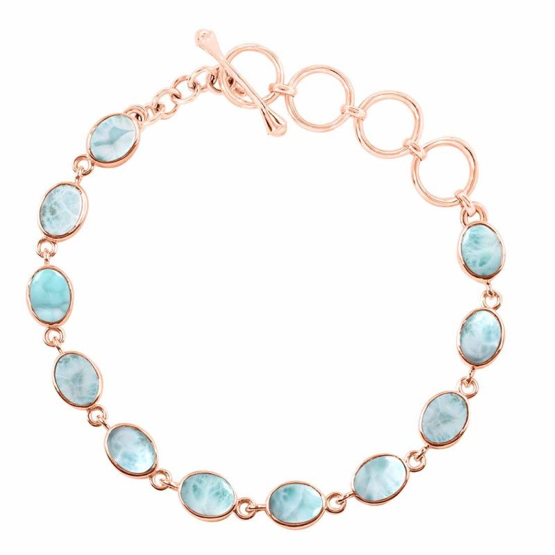 Close Out Larimar Bracelet LAR-CO-RDB-114-CAB.