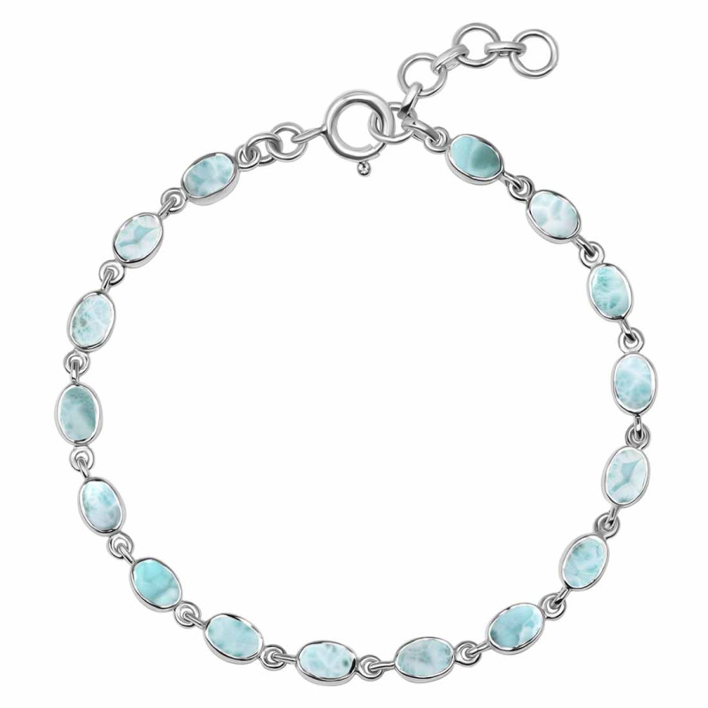 Close Out Larimar Bracelet LAR-CO-RDB-117-CAB.