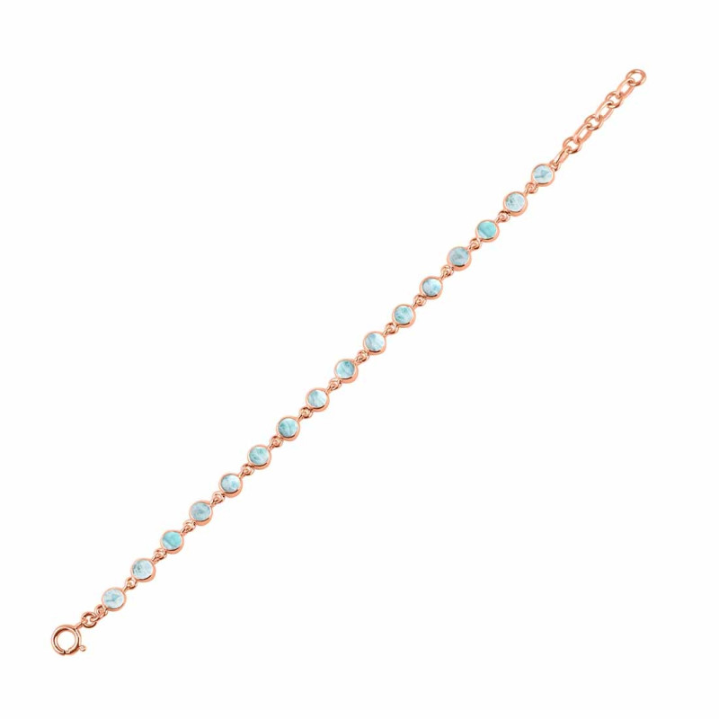 Close Out Larimar Bracelet LAR-CO-RDB-118-CAB.