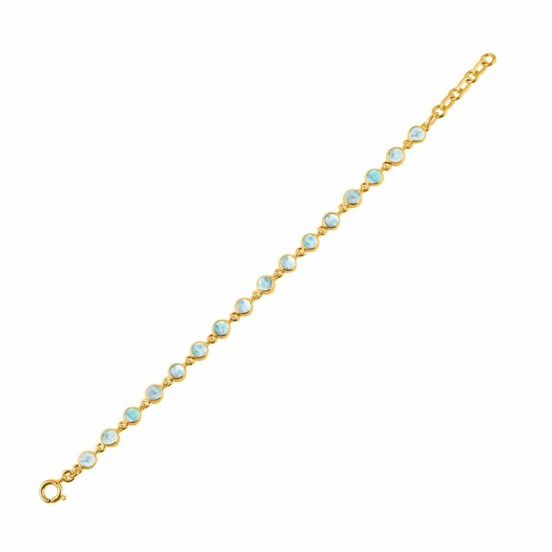 Close Out Larimar Bracelet LAR-CO-RDB-118-CAB.