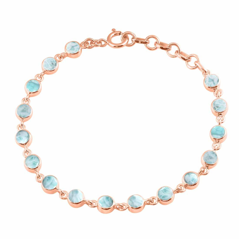 Close Out Larimar Bracelet LAR-CO-RDB-118-CAB.