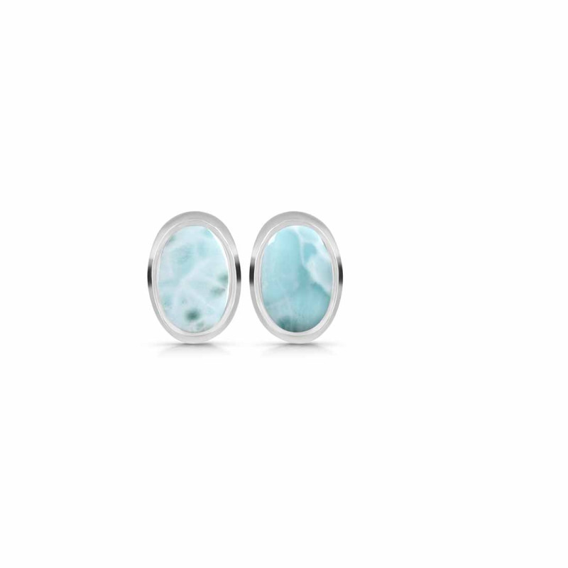 Close Out Larimar Stud Earring LAR-CO-RDE-1112.