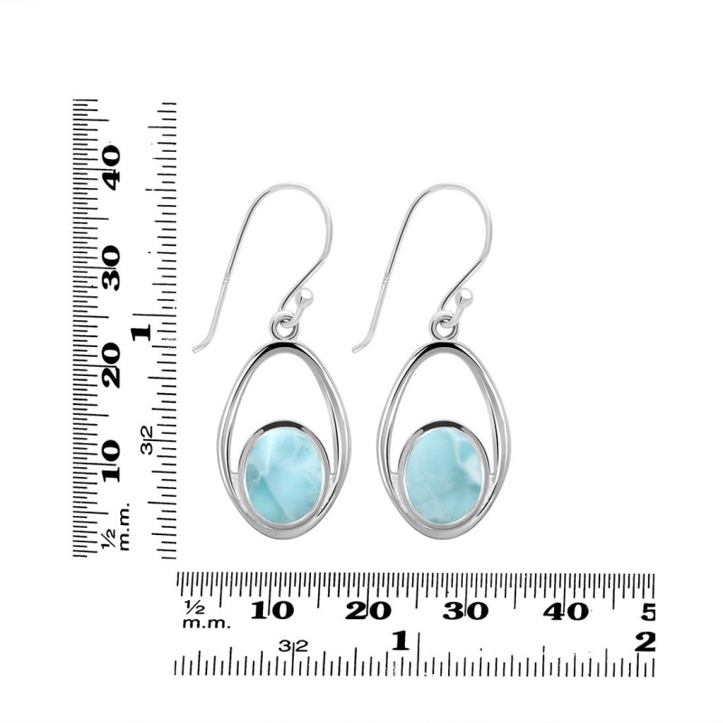 Close Out Larimar Earring LAR-CO-RDE-116.