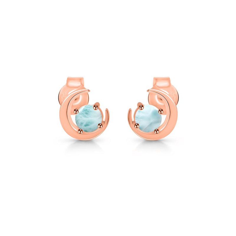 Close Out Larimar Stud Earring  LAR-CO-RDE-1273.