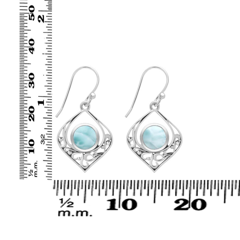 Close Out Larimar Earring LAR-CO-RDE-228.