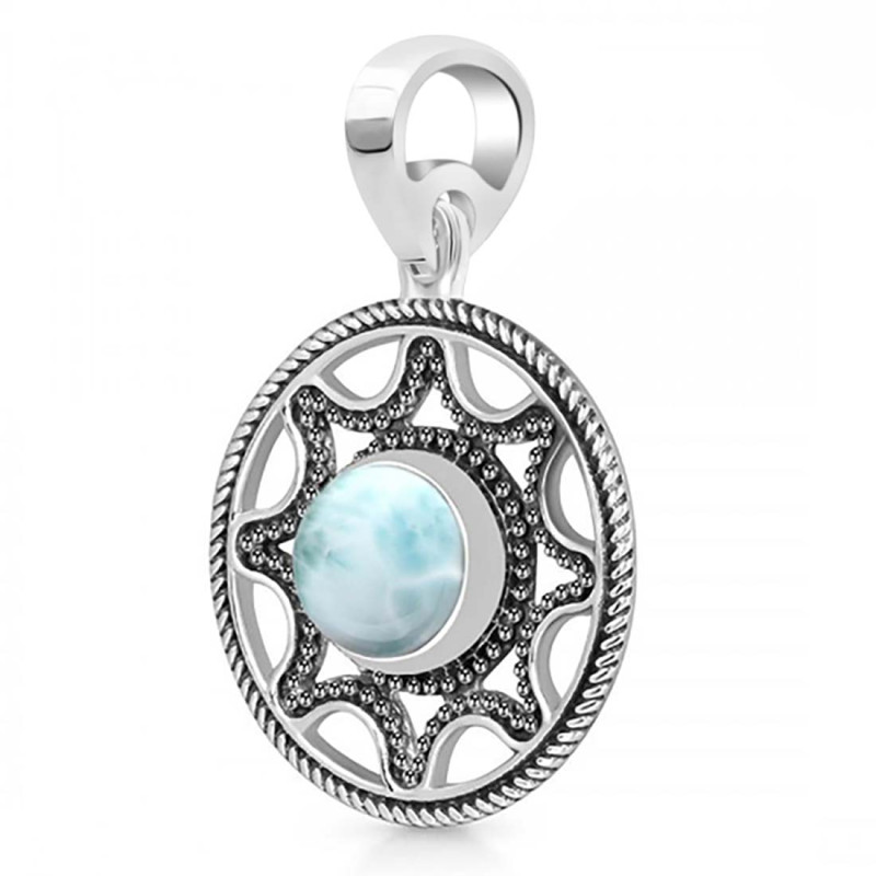 Close Out Larimar Pendant LAR-CO-RDEP-200.