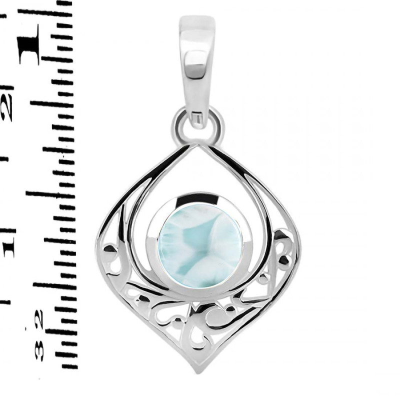 Close Out Larimar Pendant LAR-CO-RDEP-228.