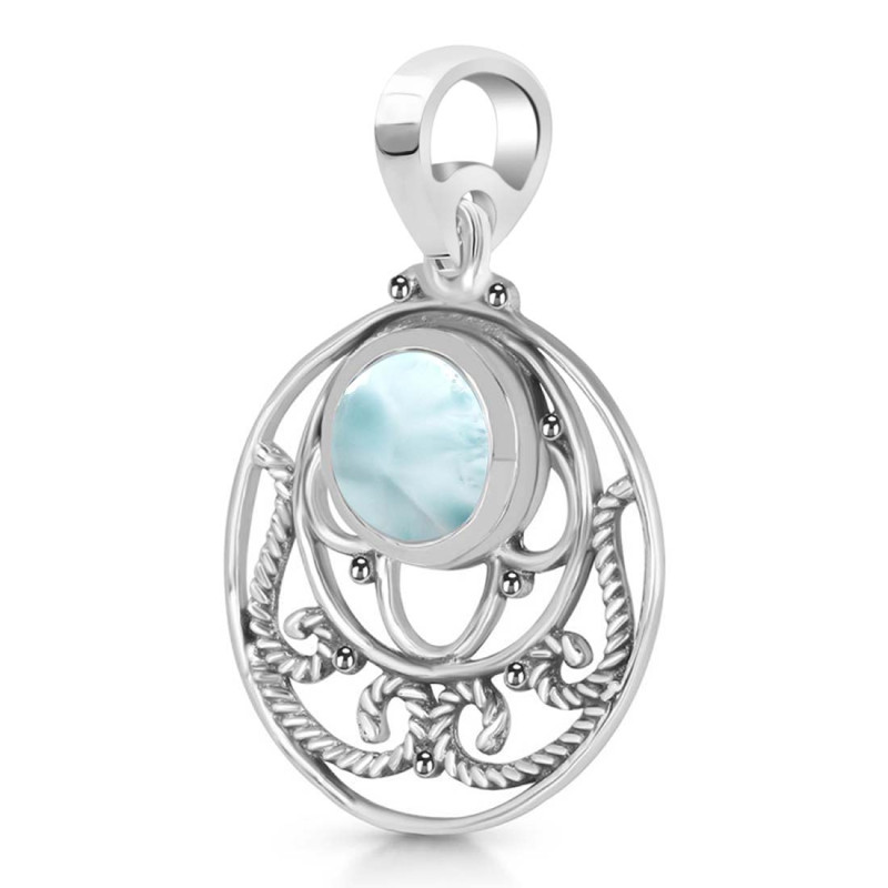 Close Out Larimar Pendant LAR-CO-RDEP-84.