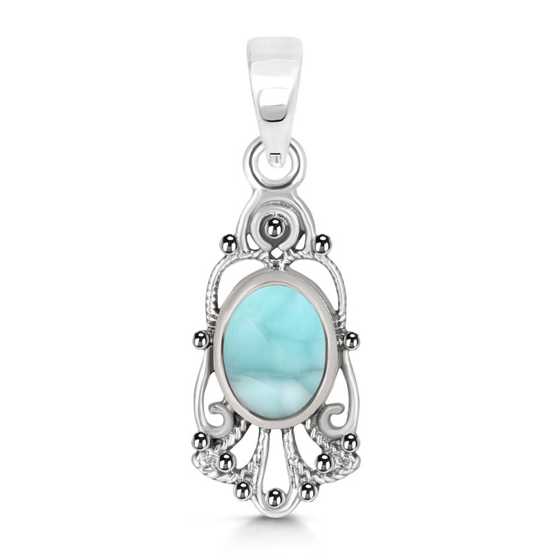 Close Out Larimar Pendant LAR-CO-RDEP-95.