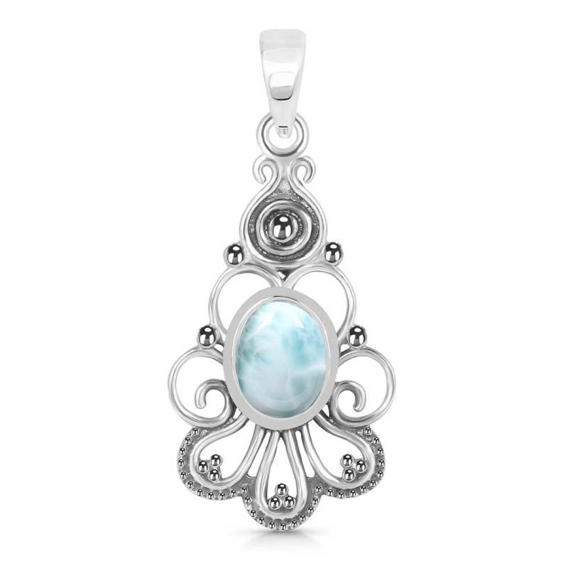 Close Out Larimar Pendant LAR-CO-RDEP-96.