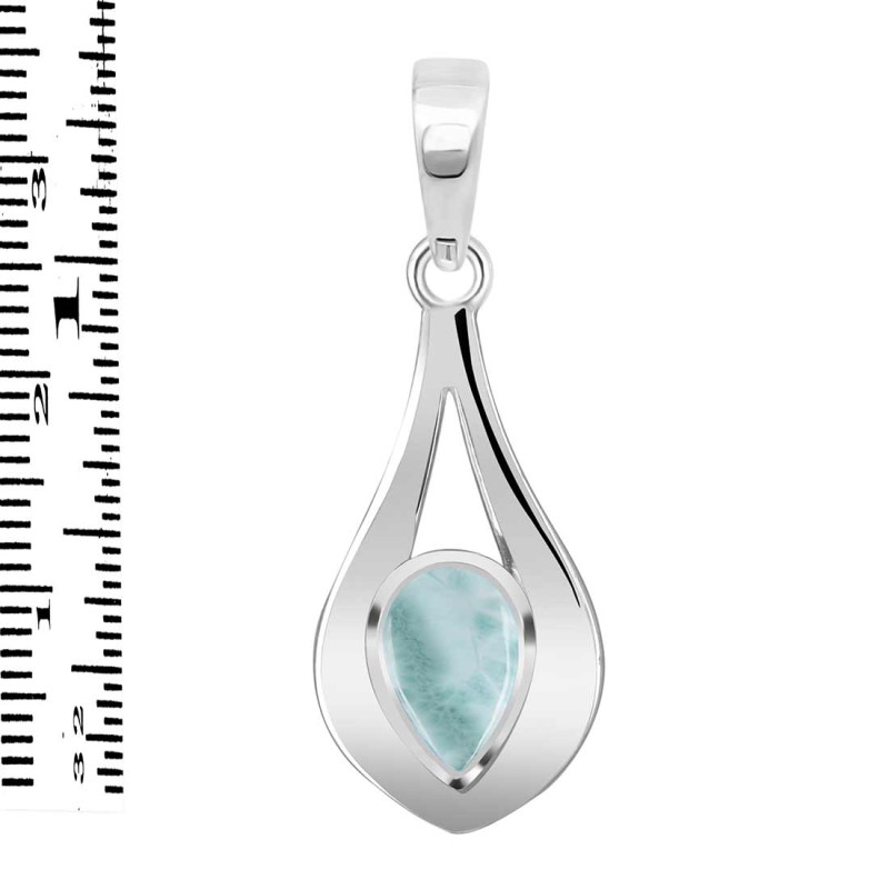 Close Out Larimar Pendant LAR-CO-RDP-128.