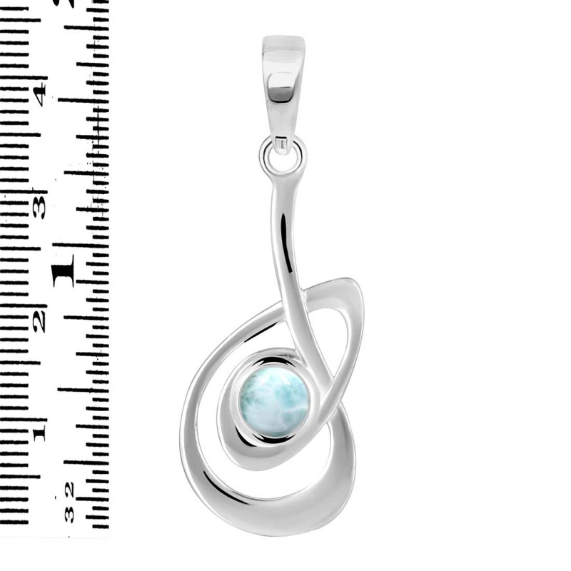 Close Out Larimar Pendant LAR-CO-RDP-129.