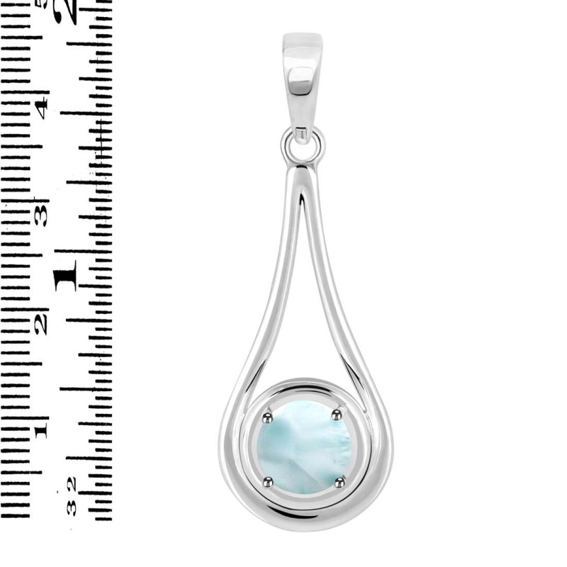 Close Out Larimar Pendant LAR-CO-RDP-176.