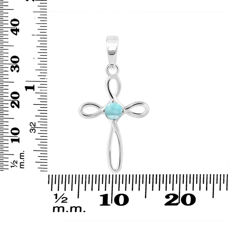 Close Out Larimar Pendant LAR-CO-RDP-215.