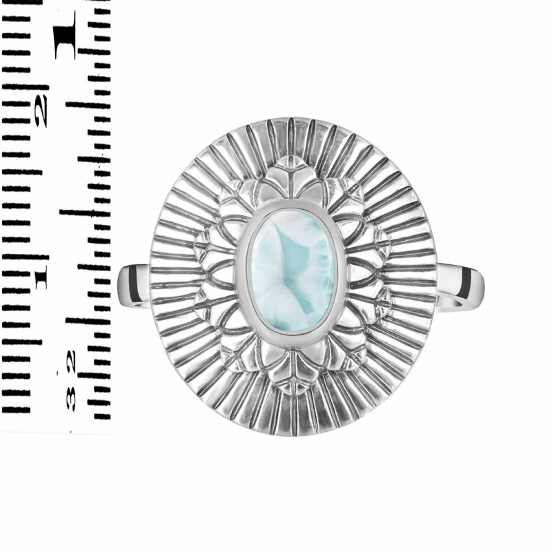 Close Out Larimar Ring LAR-CO-RDR-1020.