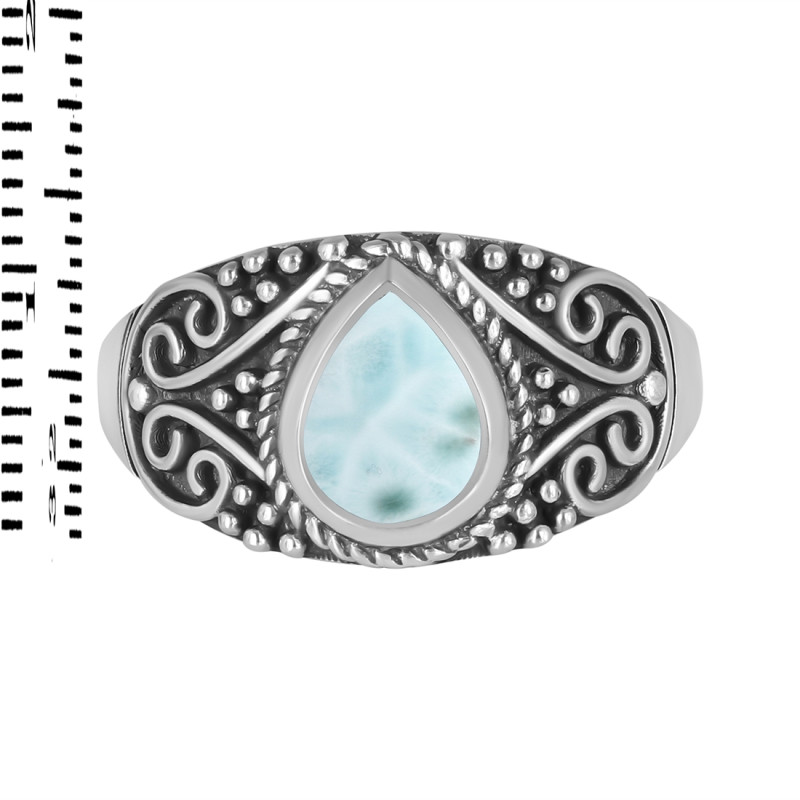 Close Out Larimar Ring LAR-CO-RDR-1107.
