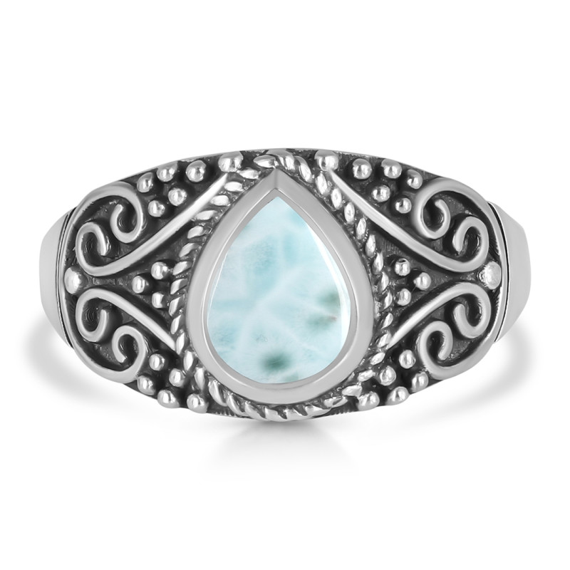 Close Out Larimar Ring LAR-CO-RDR-1107.