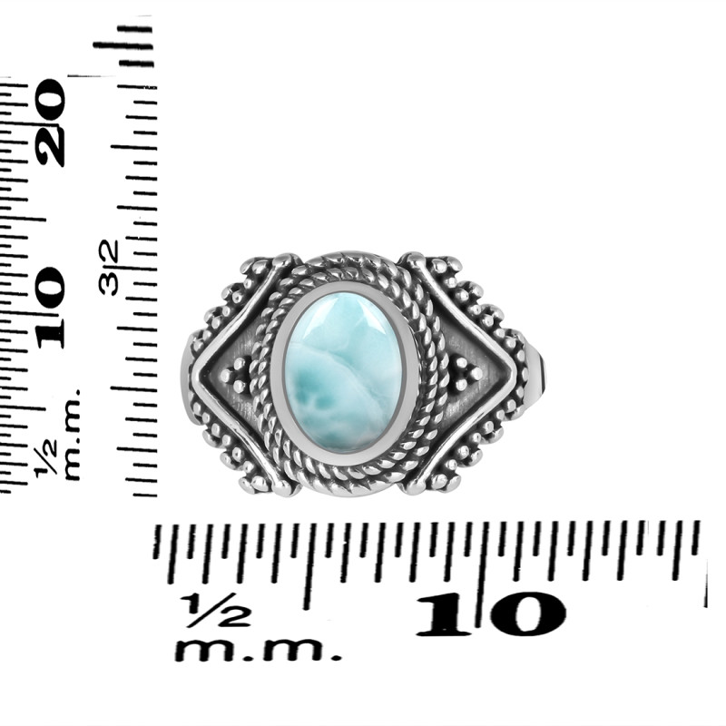 Close Out Larimar Ring LAR-CO-RDR-1114.