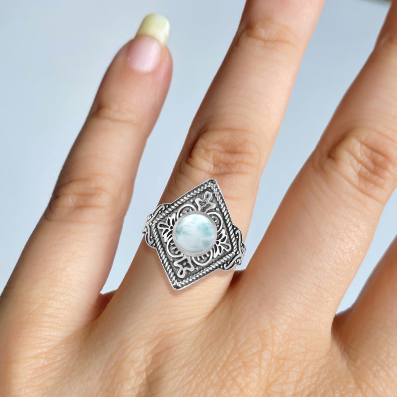 Close Out Larimar Ring LAR-CO-RDR-1267.