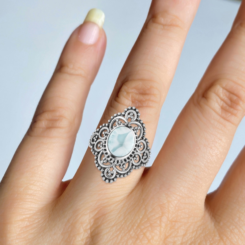 Close Out Larimar Ring LAR-CO-RDR-765.