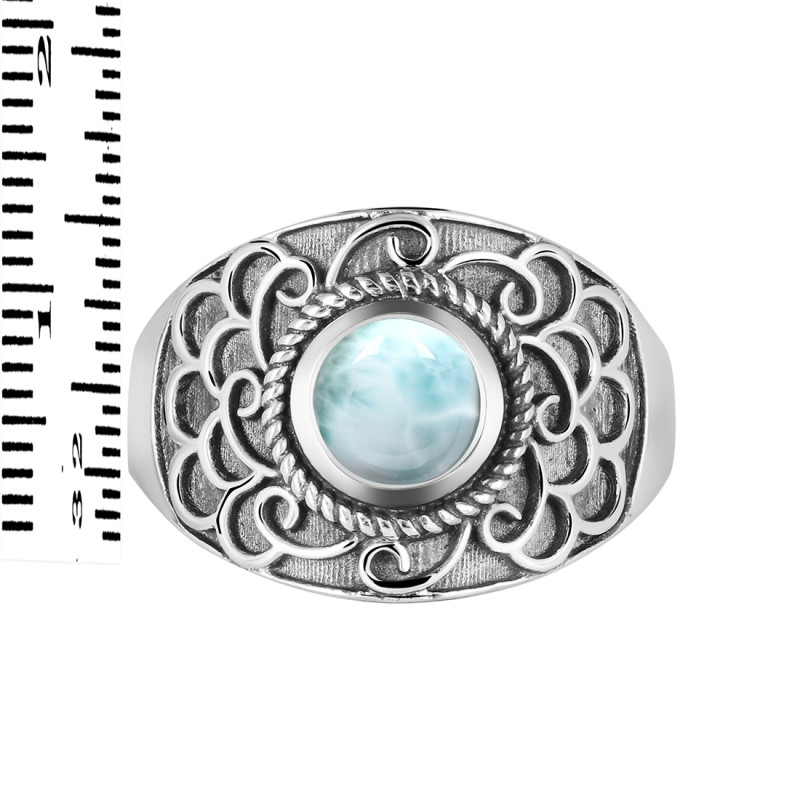 Close Out Larimar Ring LAR-CO-RDR-909.