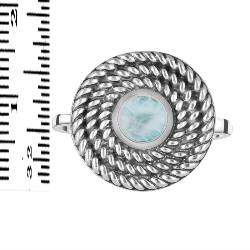 Close Out Larimar Ring LAR-CO-RDR-913.