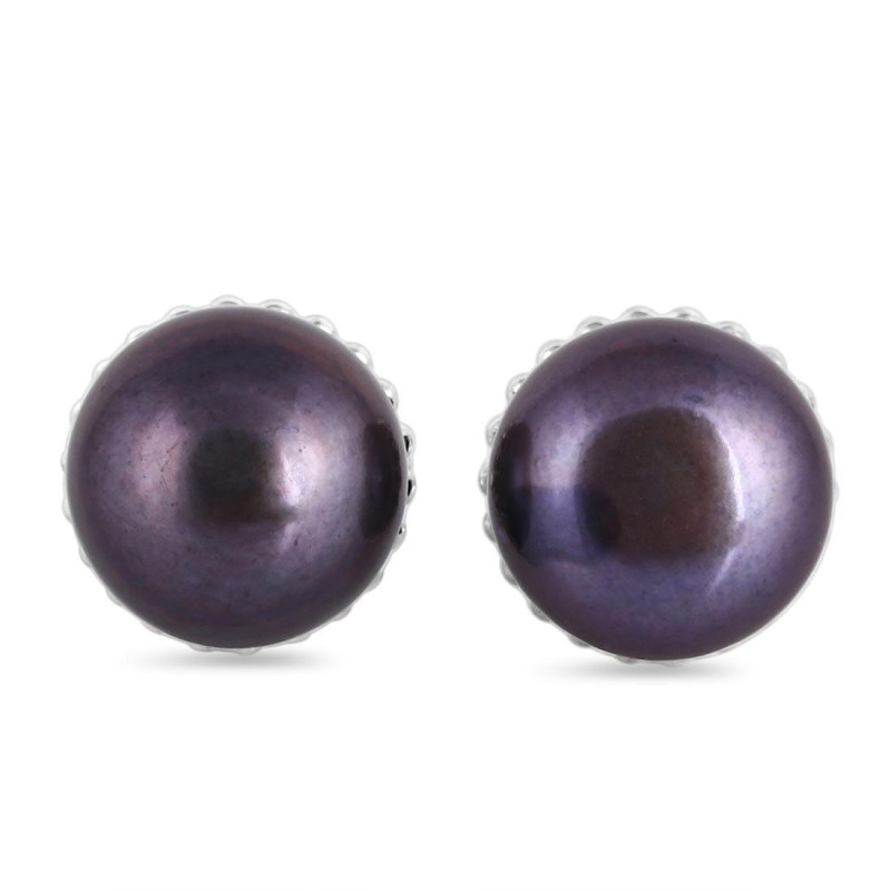 Copper Pearl Stud Earring CPA-RDE-1018.