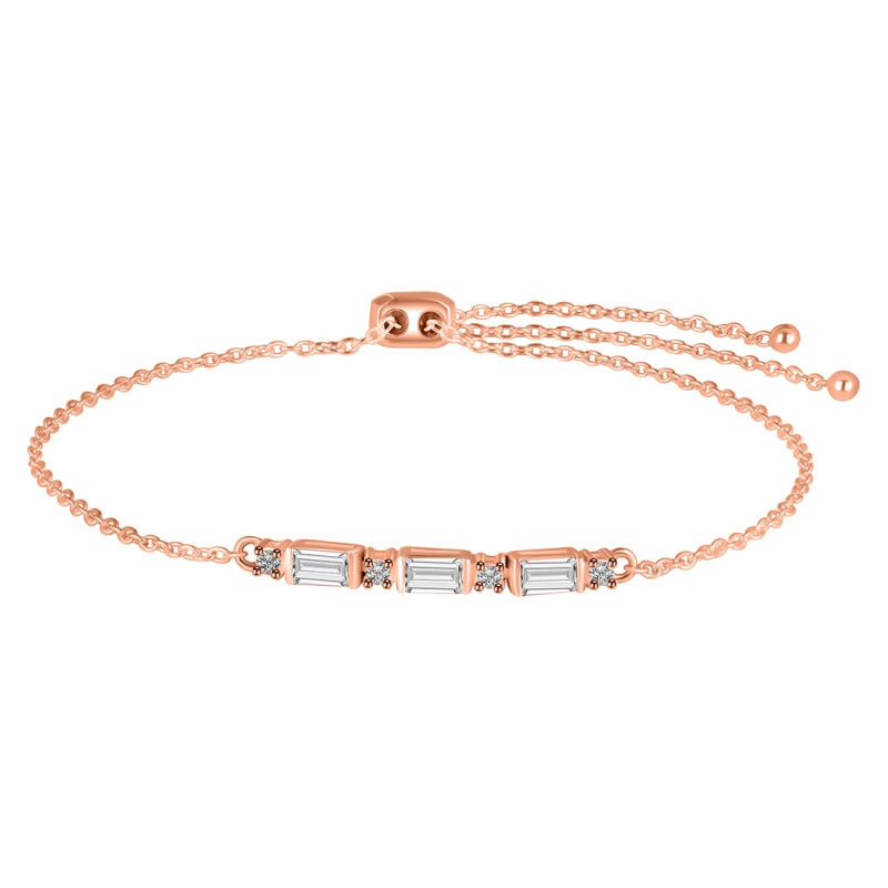 Crystal & White Topaz Bracelet