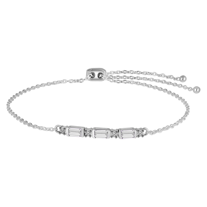Crystal & White Topaz Bracelet CST-RDB-139.