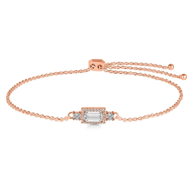 Crystal & White Topaz Bracelet
