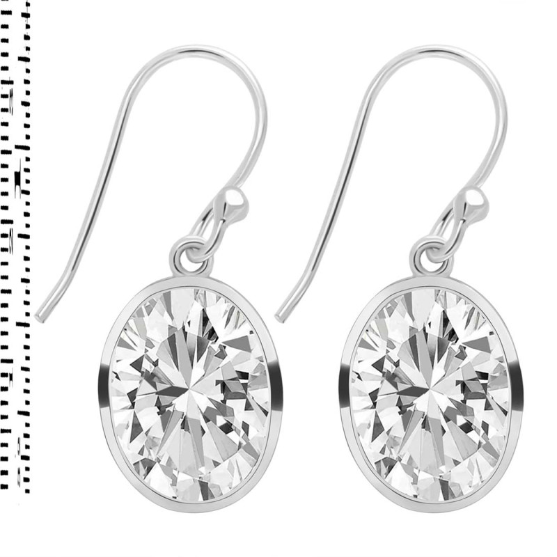 Crystal Quartz Earring CST-RDE-1246.
