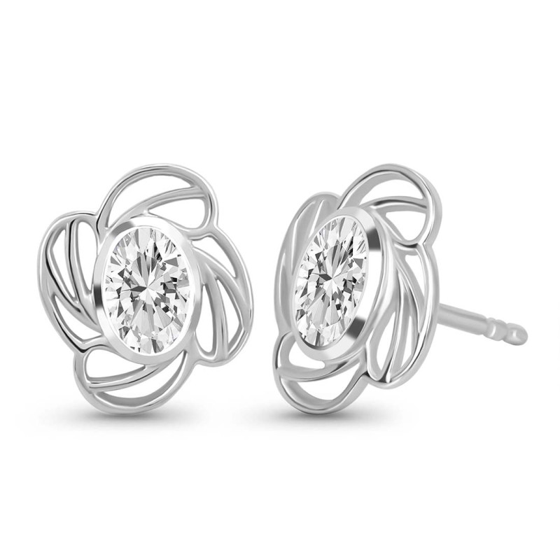 Crystal Stud Earring