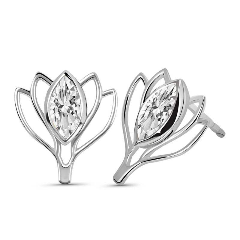 Crystal Stud Earring