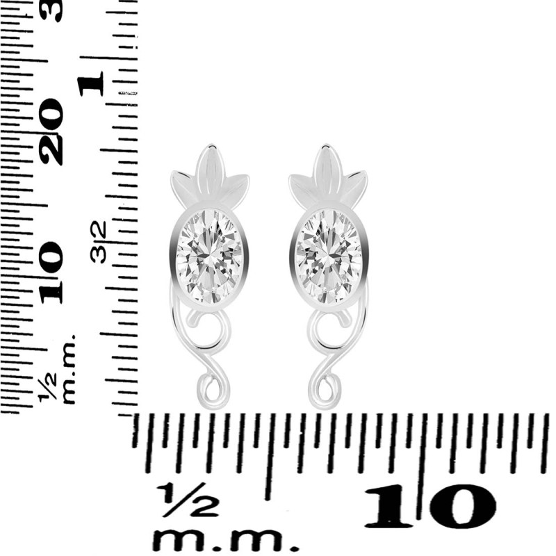 Crystal Stud Earring CST-RDE-4.