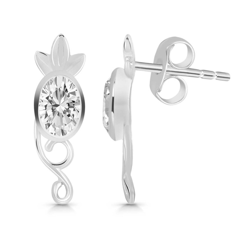 Crystal Stud Earring