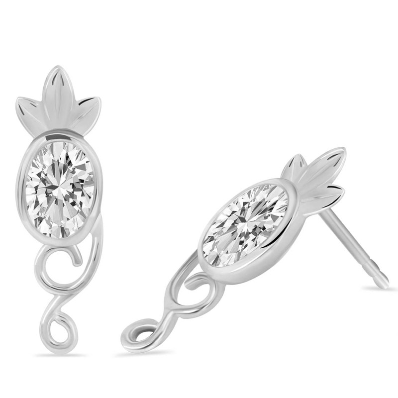 Crystal Stud Earring