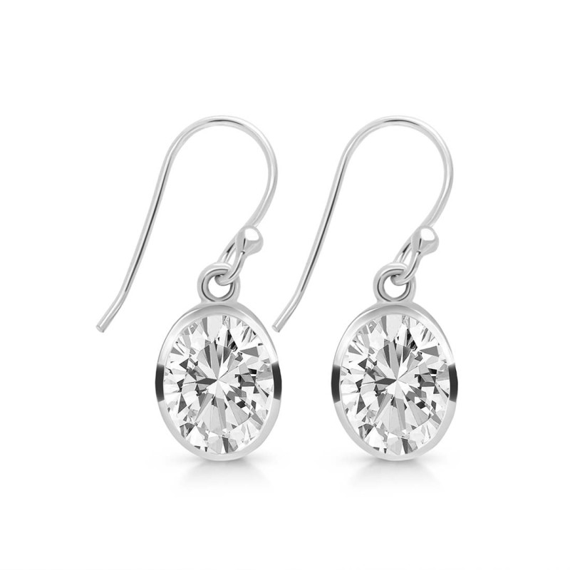 Crystal Quartz Earring CST-RDE-561.