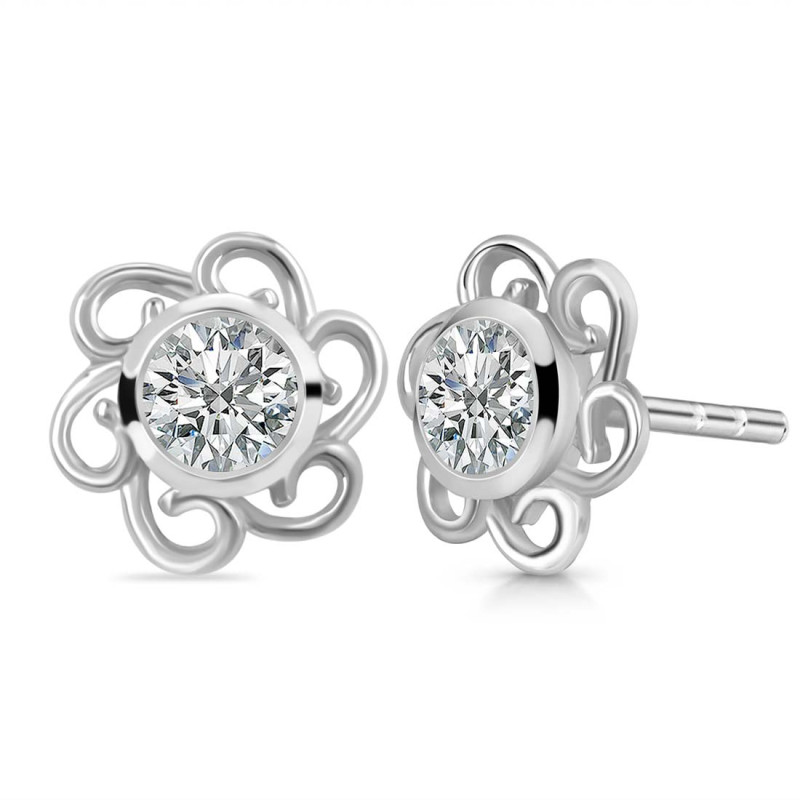 Crystal Stud Earring