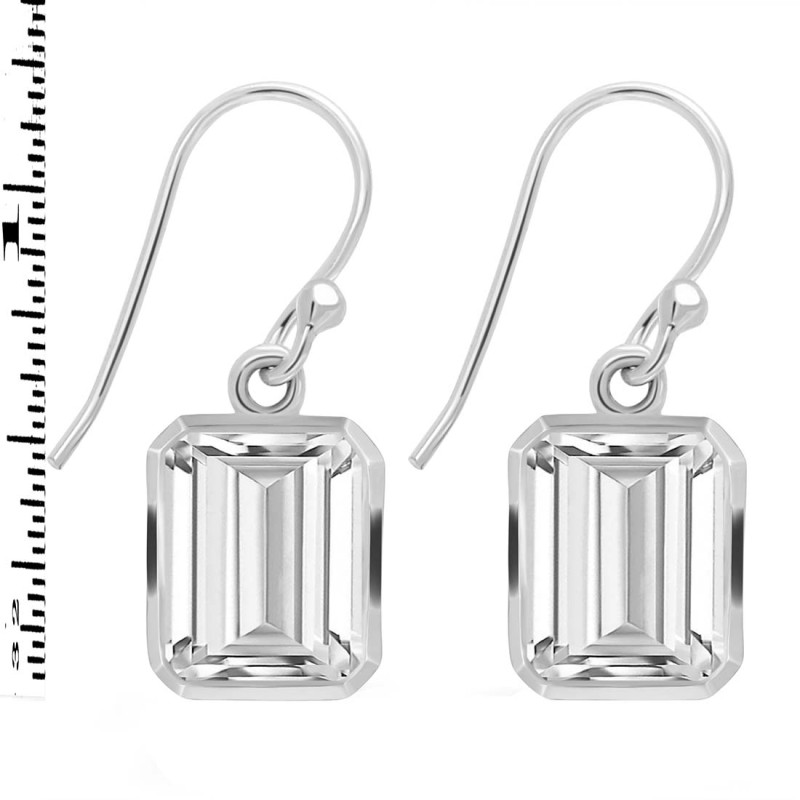 Crystal Quartz Earring CST-RDE-705.