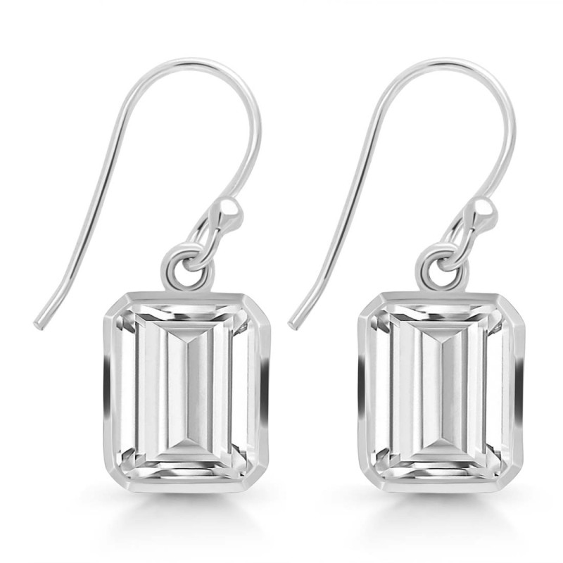 Crystal Quartz Earring CST-RDE-705.