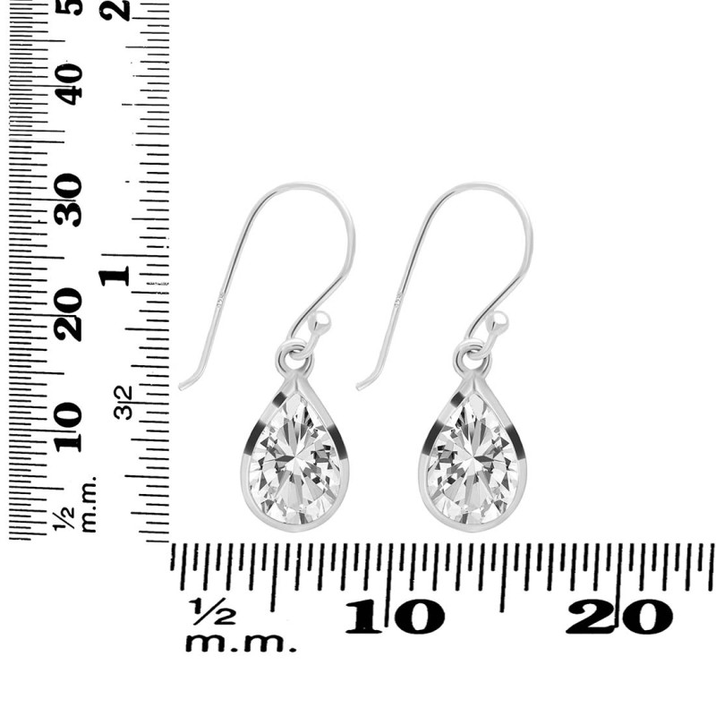 Crystal Quartz Earring CST-RDE-707.
