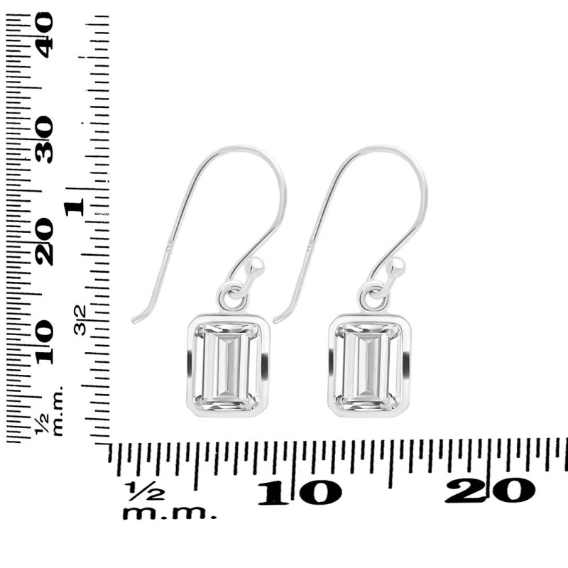 Crystal Quartz Earring CST-RDE-712.