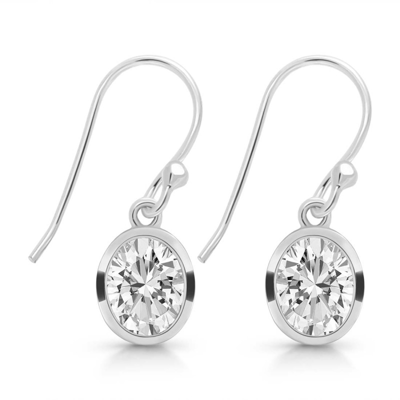 Crystal Quartz Earring CST-RDE-713.