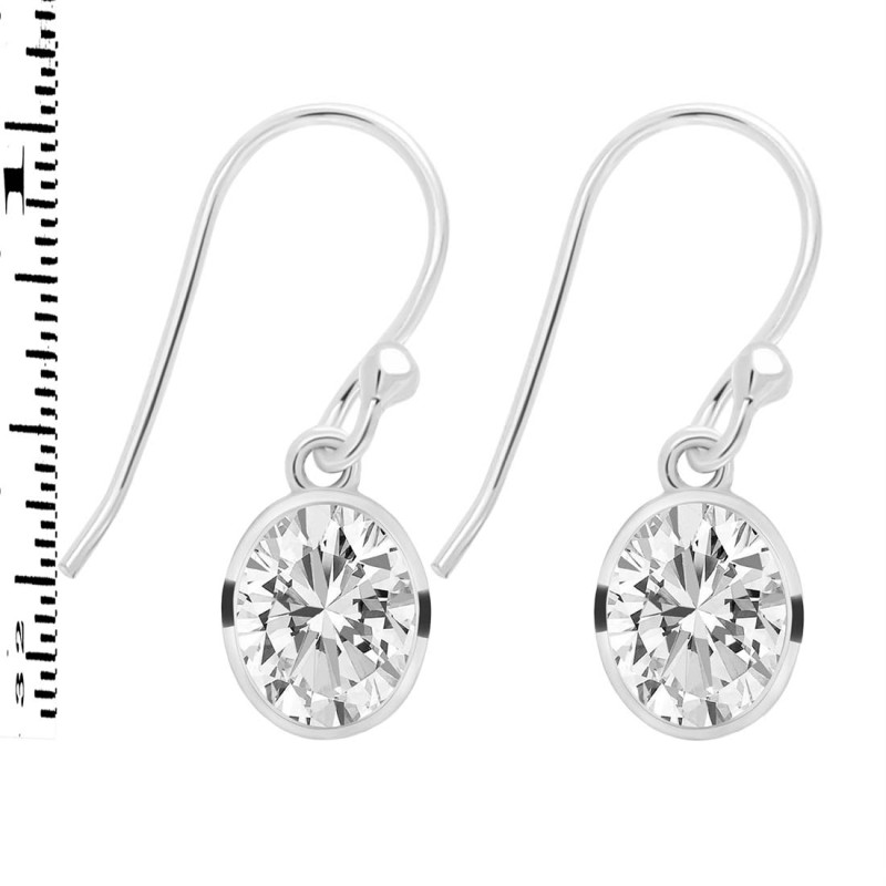 Crystal Quartz Earring CST-RDE-998.
