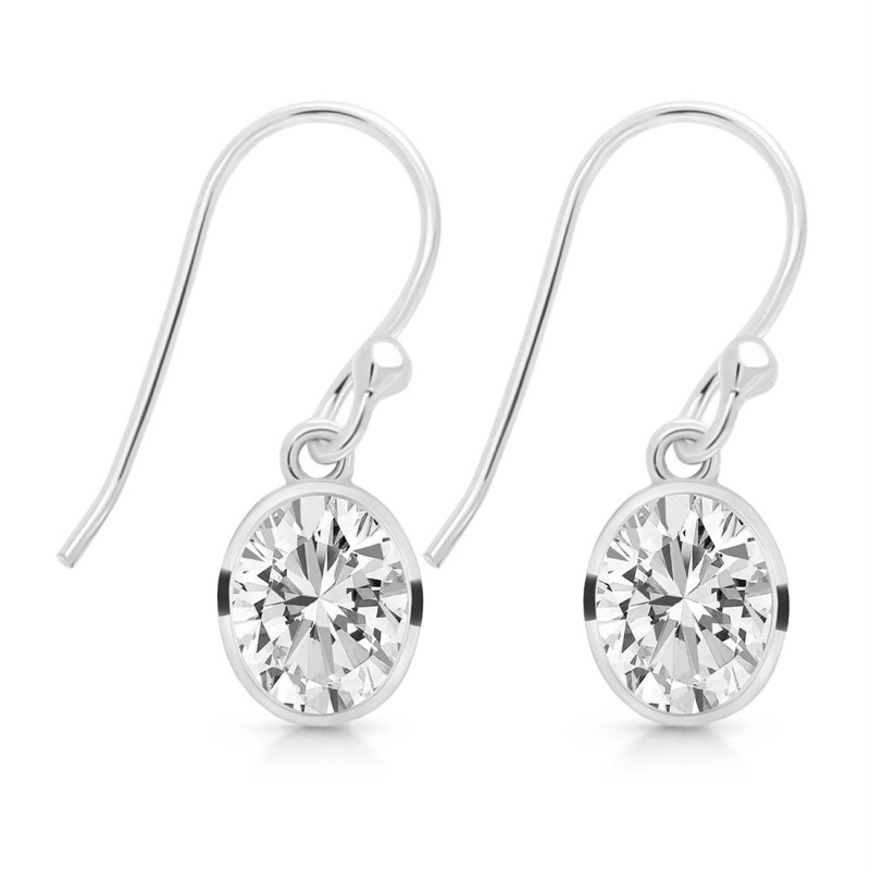 Crystal Quartz Earring CST-RDE-998.