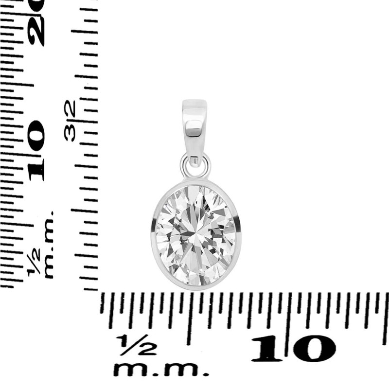 Crystal Quartz Pendant CST-RDP-466.