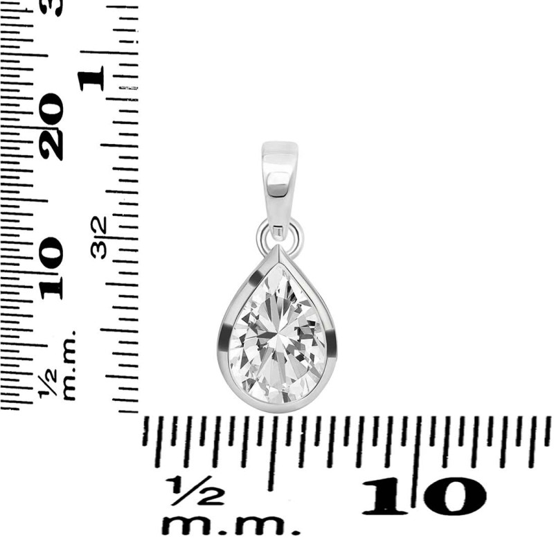 Crystal Quartz Pendant CST-RDP-468.