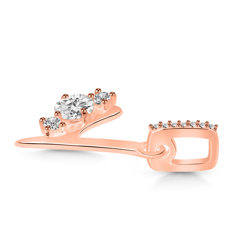 Cubic Zirconia Alphabet Y Pendant CUZ-RDA-103.
