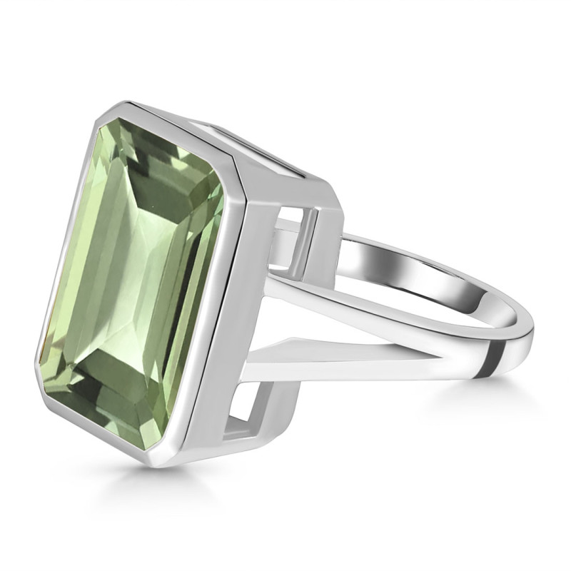 Green Amethyst Ring