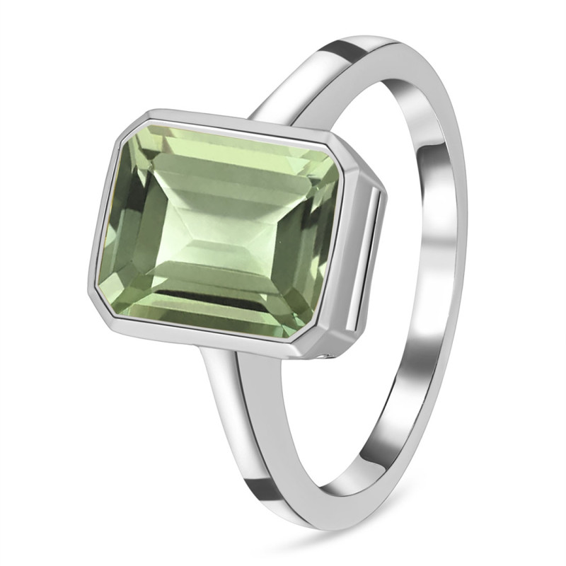 Green Amethyst Ring
